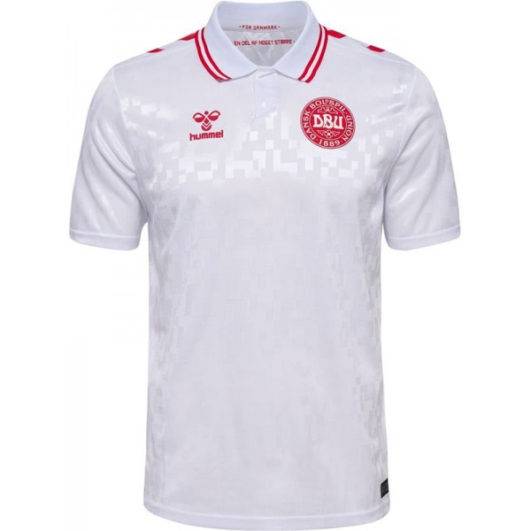 Denmark away jersey soccer uniform men's second sportswear football kit top shirt 2024